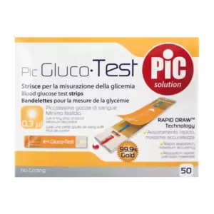 Pic Gluco Test Pic Solution 50 que