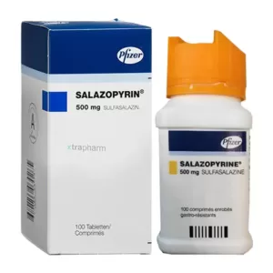 Salazopyrine 500mg Pfizer 100 viên