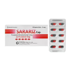 Sarariz 5mg Kyung Dong Pharma 6 vỉ x 10 viên