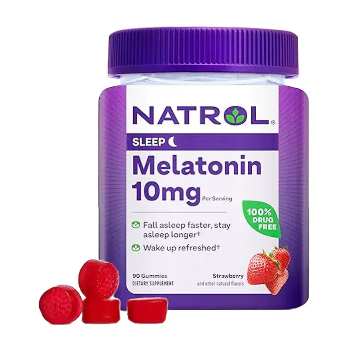 Melatonin 10mg Natrol 90 viên – Kẹo dẻo giúp ngủ ngon