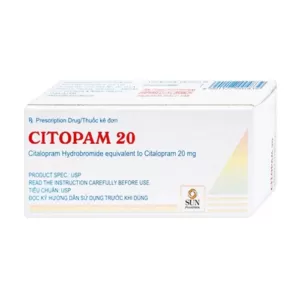 Citopam 20mg Sun Pharma 3 vỉ x 10 viên